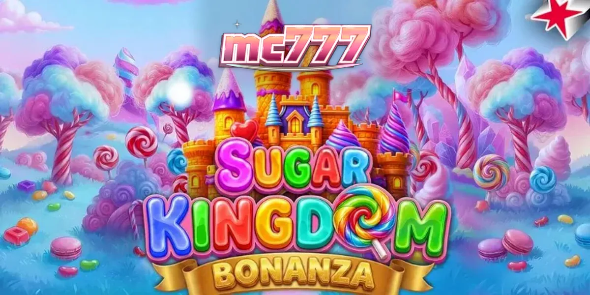 Tampilan visual slot Sugar Kingdom Bonanza dengan tema permen yang ceria